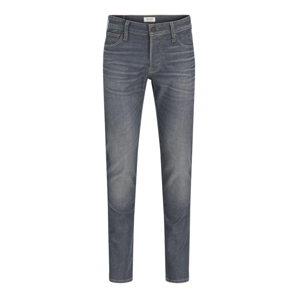 jack & jones Grijze Denim Jeans Gray Heren