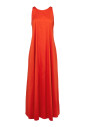 robe-orange-a-line-en-coton