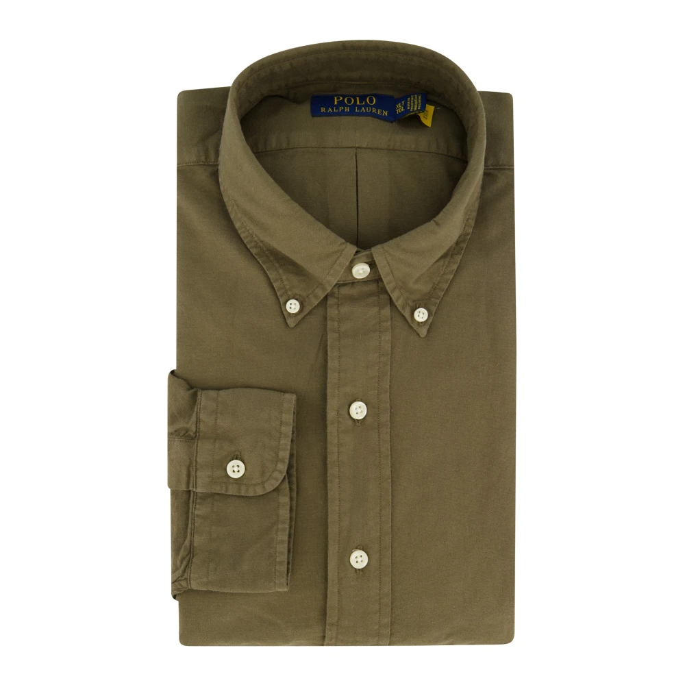 Polo Ralph Lauren Groen casual overhemd met lange mouwen Green Heren
