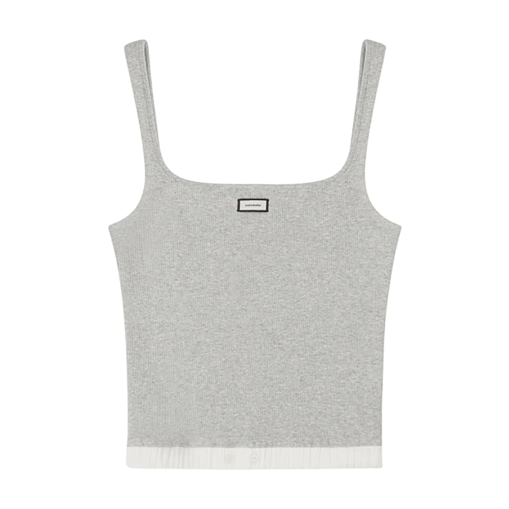 Entire Studios Damen Grau Oberteile, Xsgröße: