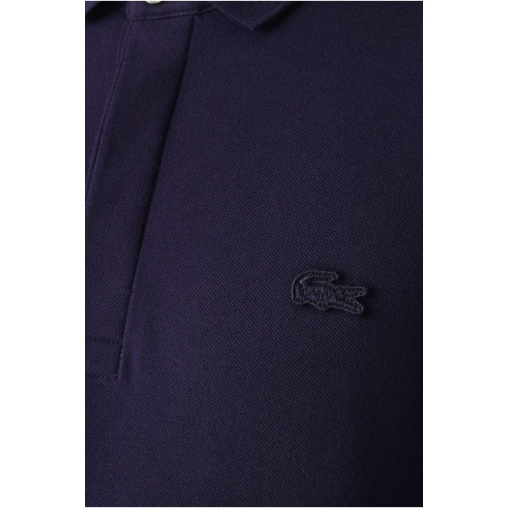Lacoste Stretch Piqué Polo Smart Paris Blue Heren