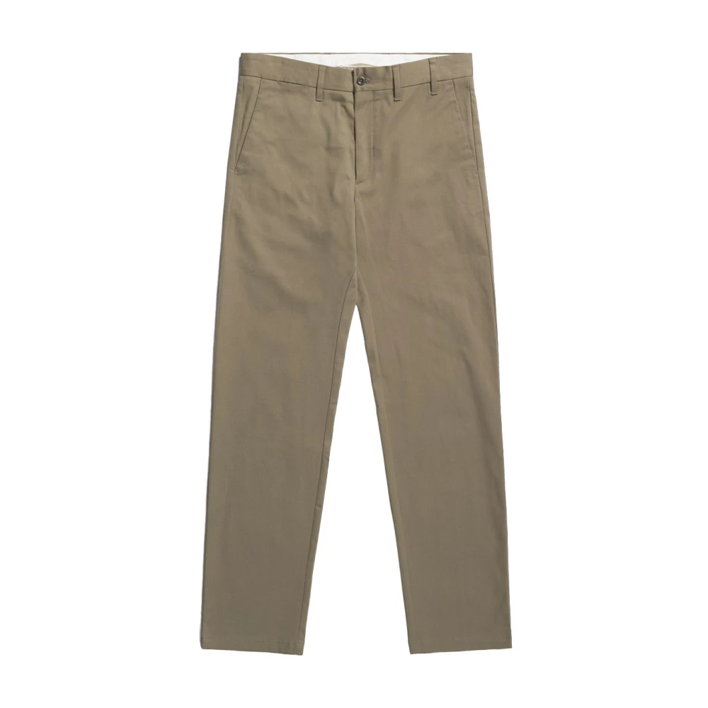Norse Projects Chino Standaard Broek Green Heren
