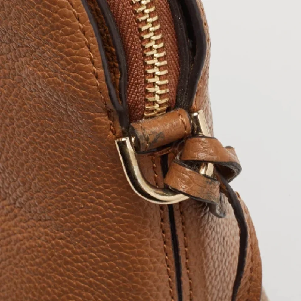 Michael Kors Pre-owned Leather crossbody-bags Brown Dames