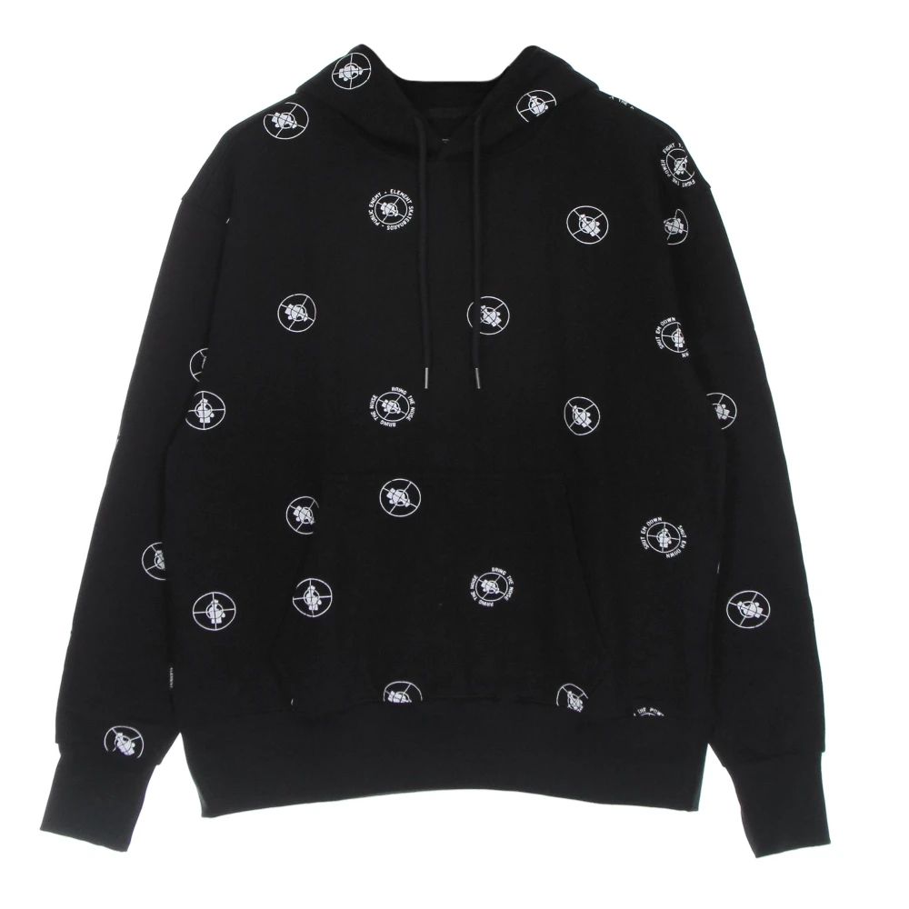 Element Zwarte Polka Dot Hoodie Black Heren