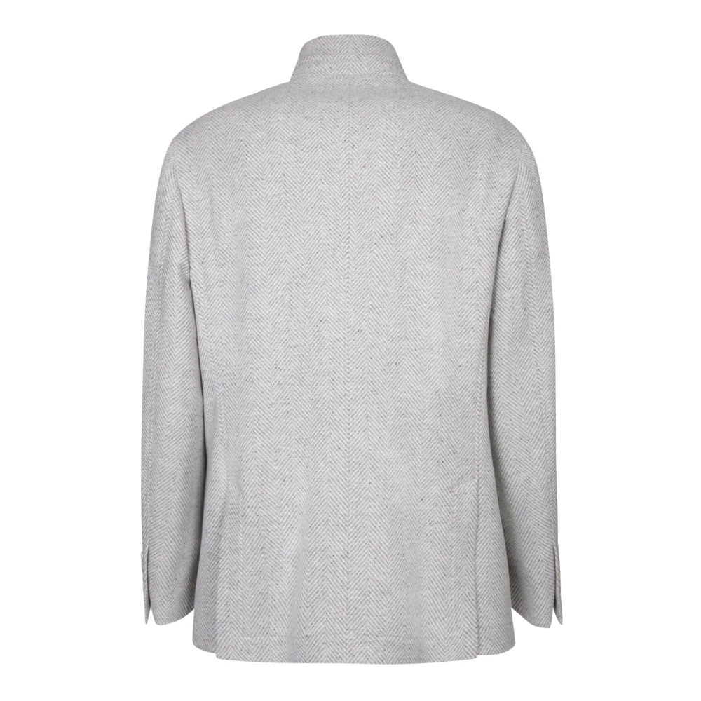 BRUNELLO CUCINELLI Luxe Beige Blazer Beige Heren