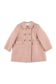 Pink Wool Blend Bonpoint Coat