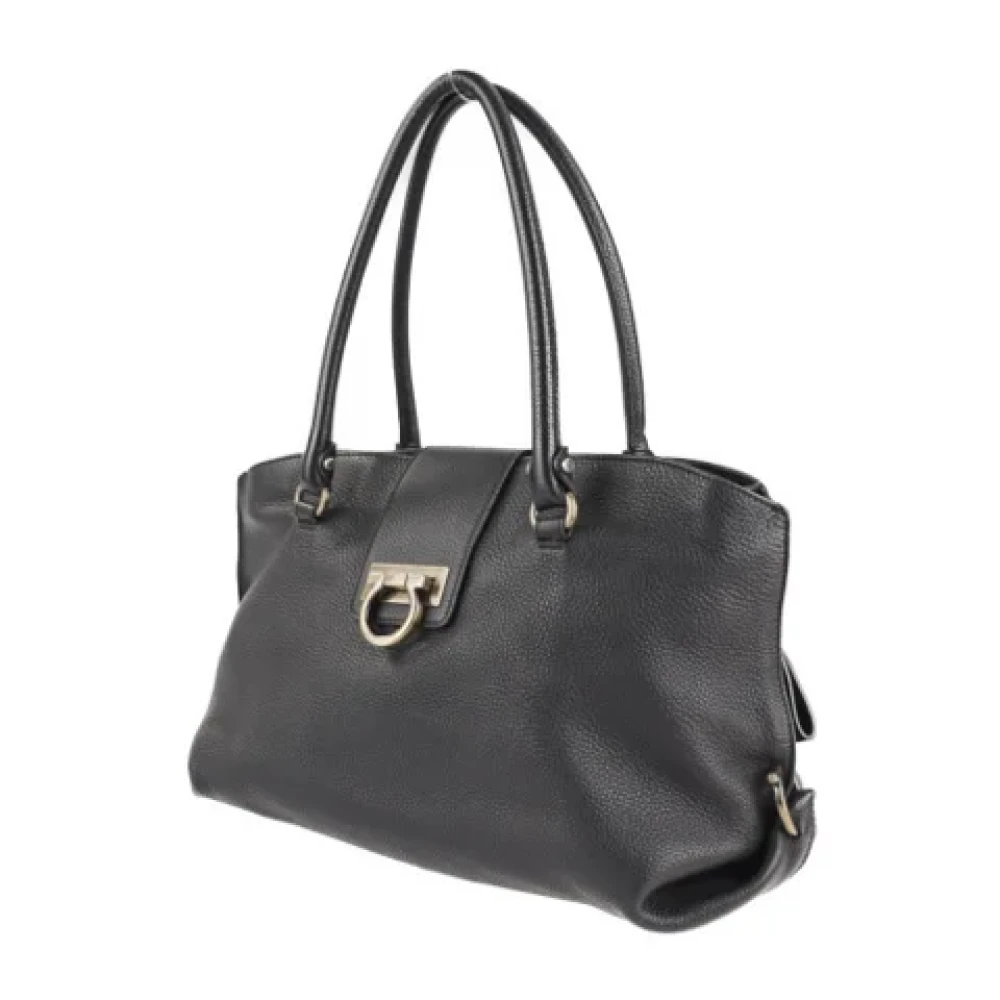 Salvatore Ferragamo Pre-owned Fabric totes Black Dames