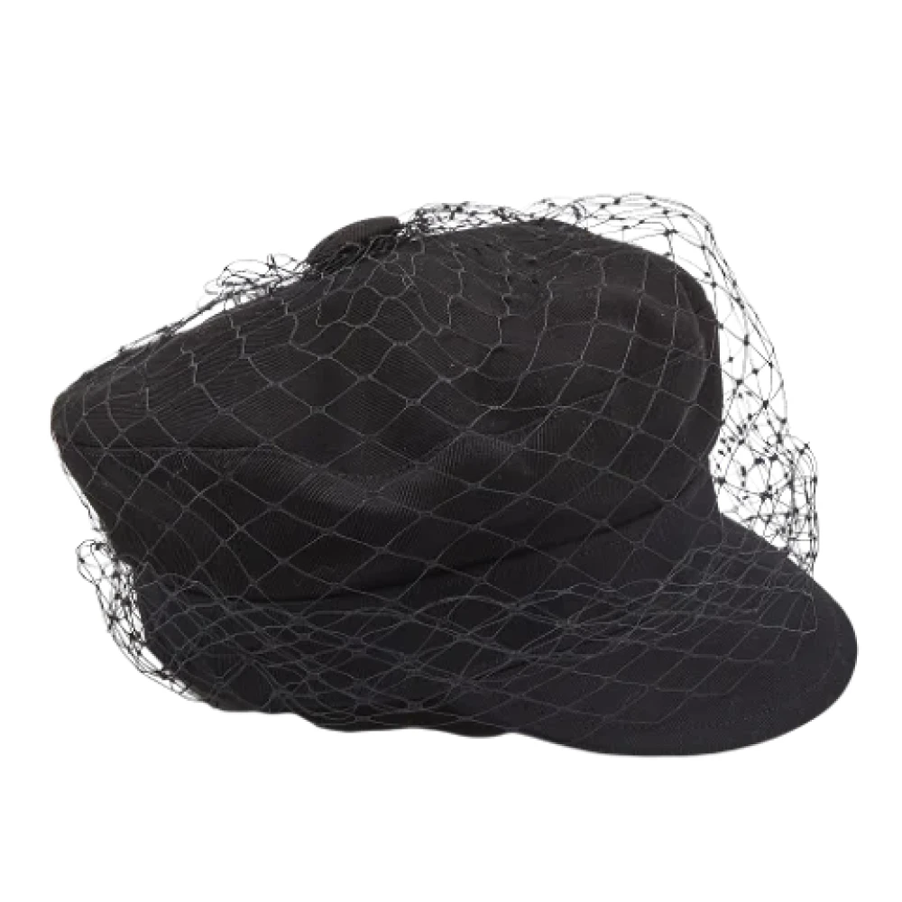 Dior Vintage Pre-owned Bomull hattar-och-kepsar Black, Dam