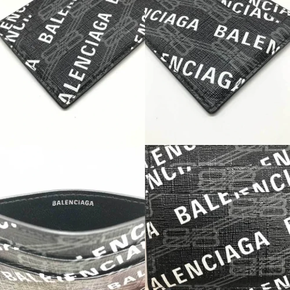 Balenciaga Vintage Pre-owned Leather wallets Black Dames