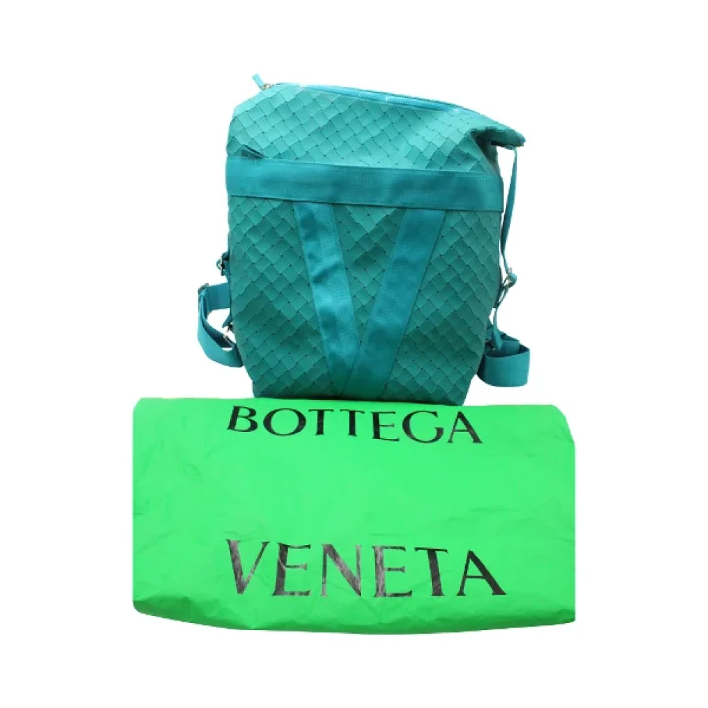 Bottega Veneta Vintage Pre-owned Canvas travel-bags Blue Heren