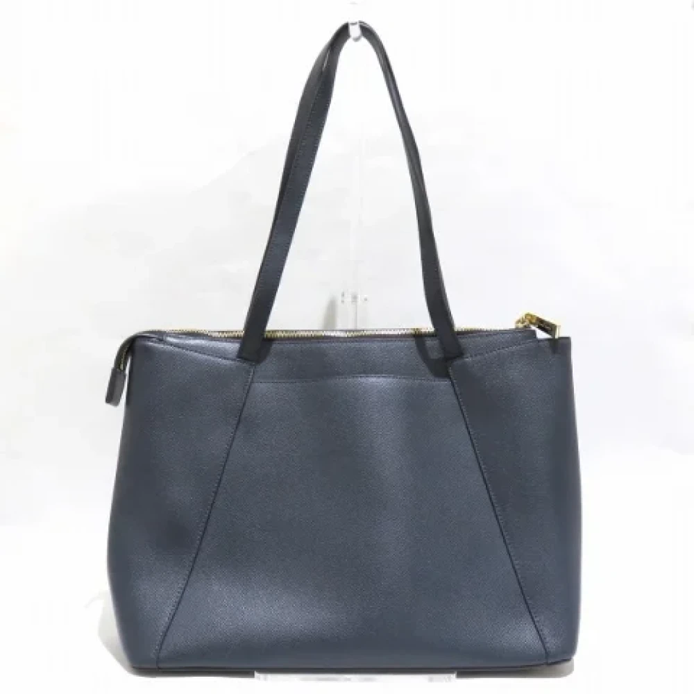 Michael Kors Pre-owned Leather shoulder-bags Blue Dames