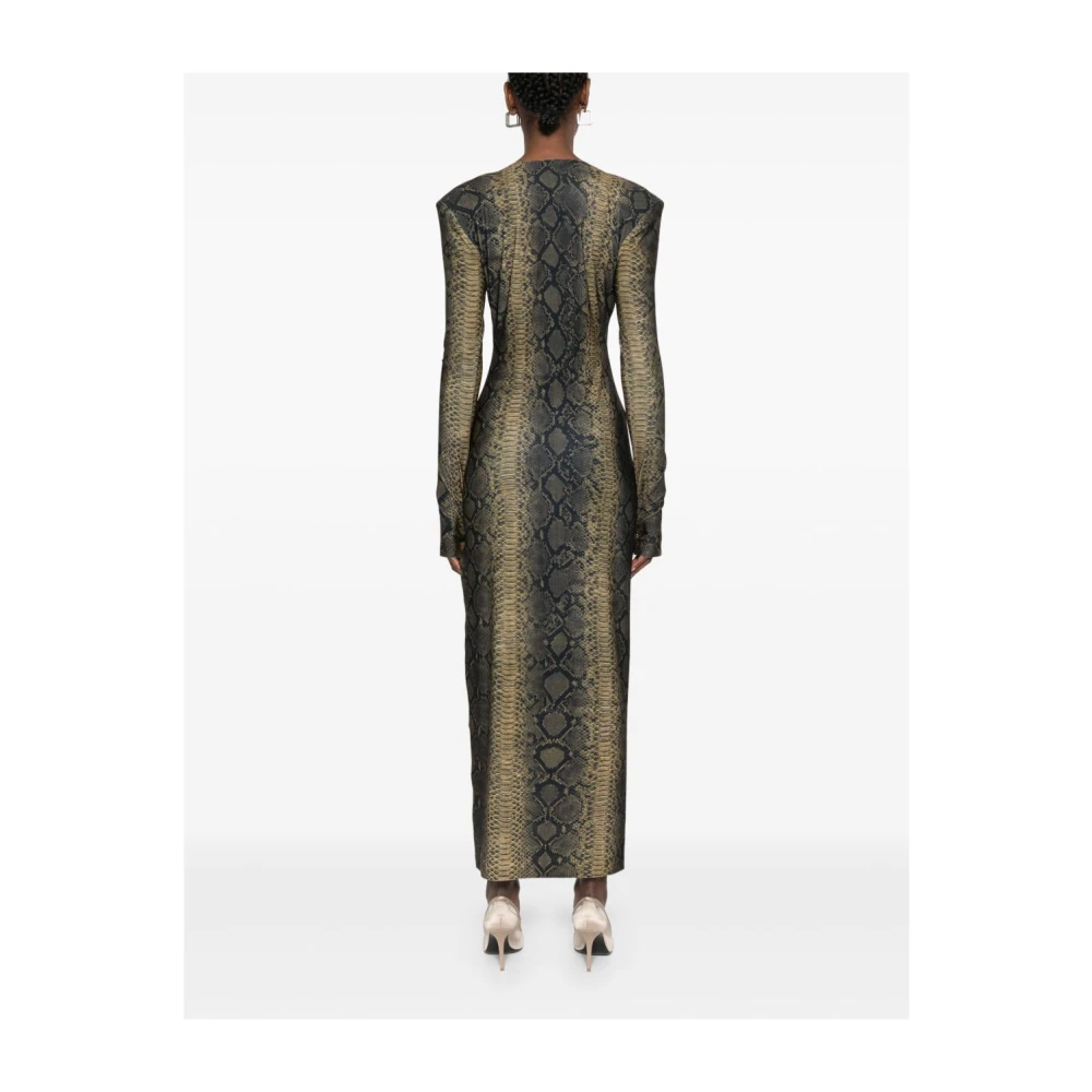 Norma Kamali Groene V-hals Lange Mouw Ondergoed Multicolor Dames