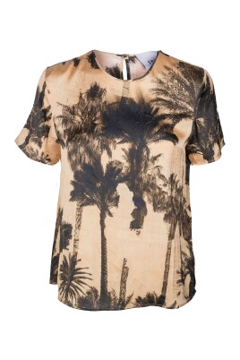 palmtryck-kortarmad-t-shirt