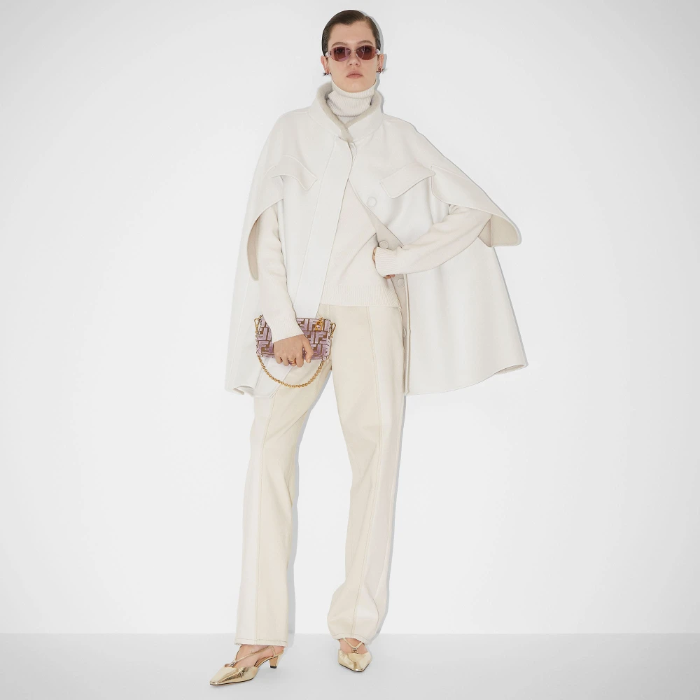 Fendi Roze reliëf FF-motief schoudertas Pink Dames