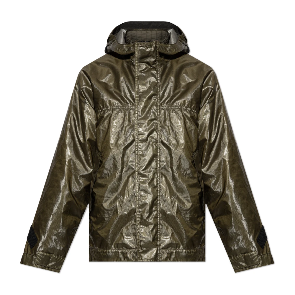 Stone Island Jas uit de Glass Cover collectie Green Heren