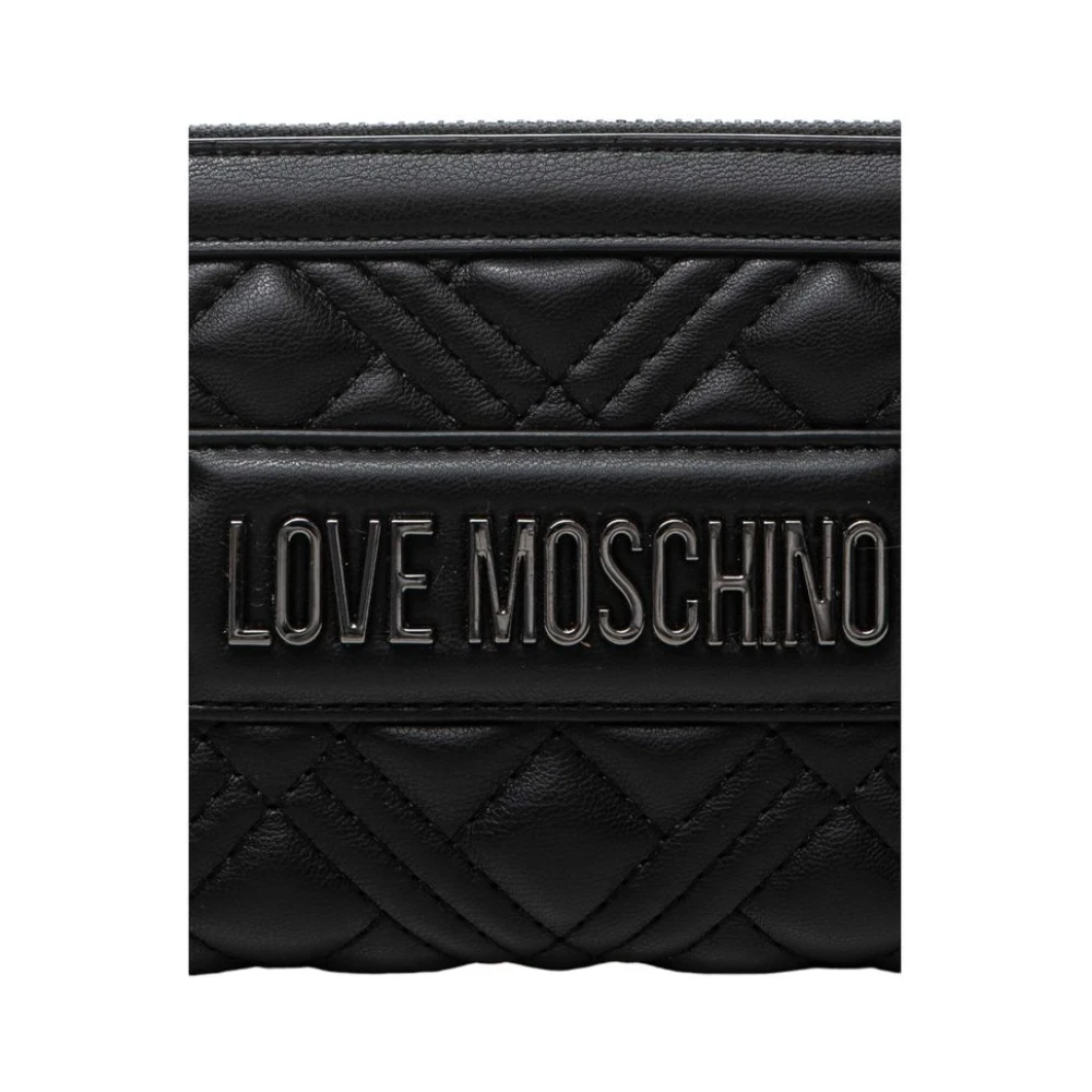 Love Moschino Damesportemonnee met muntvak Black Dames