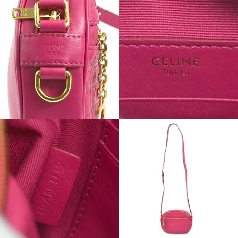 Celine Vintage Pre-owned Fabric celine-bags Pink Dames