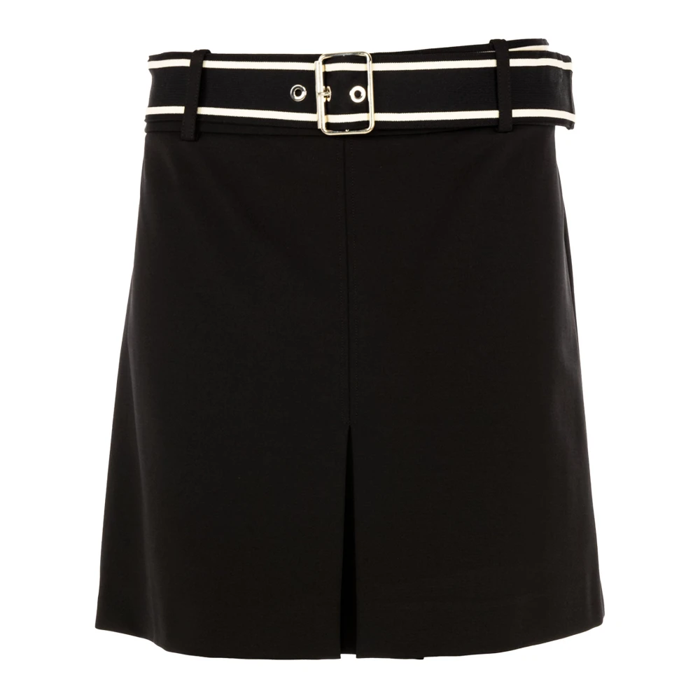 Pinko Korte zwarte scuba rok outlet prijs Black Dames