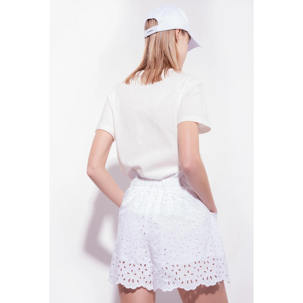 pinko Zon Shorts White Dames