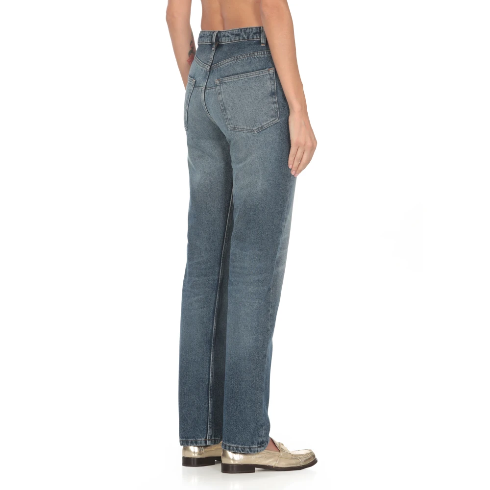 A.p.c. Blauwe Katoenen Jeans voor Vrouwen Blue Dames