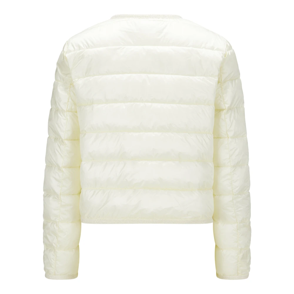 Milestone Gewatteerde Tweed Winterjas White Dames