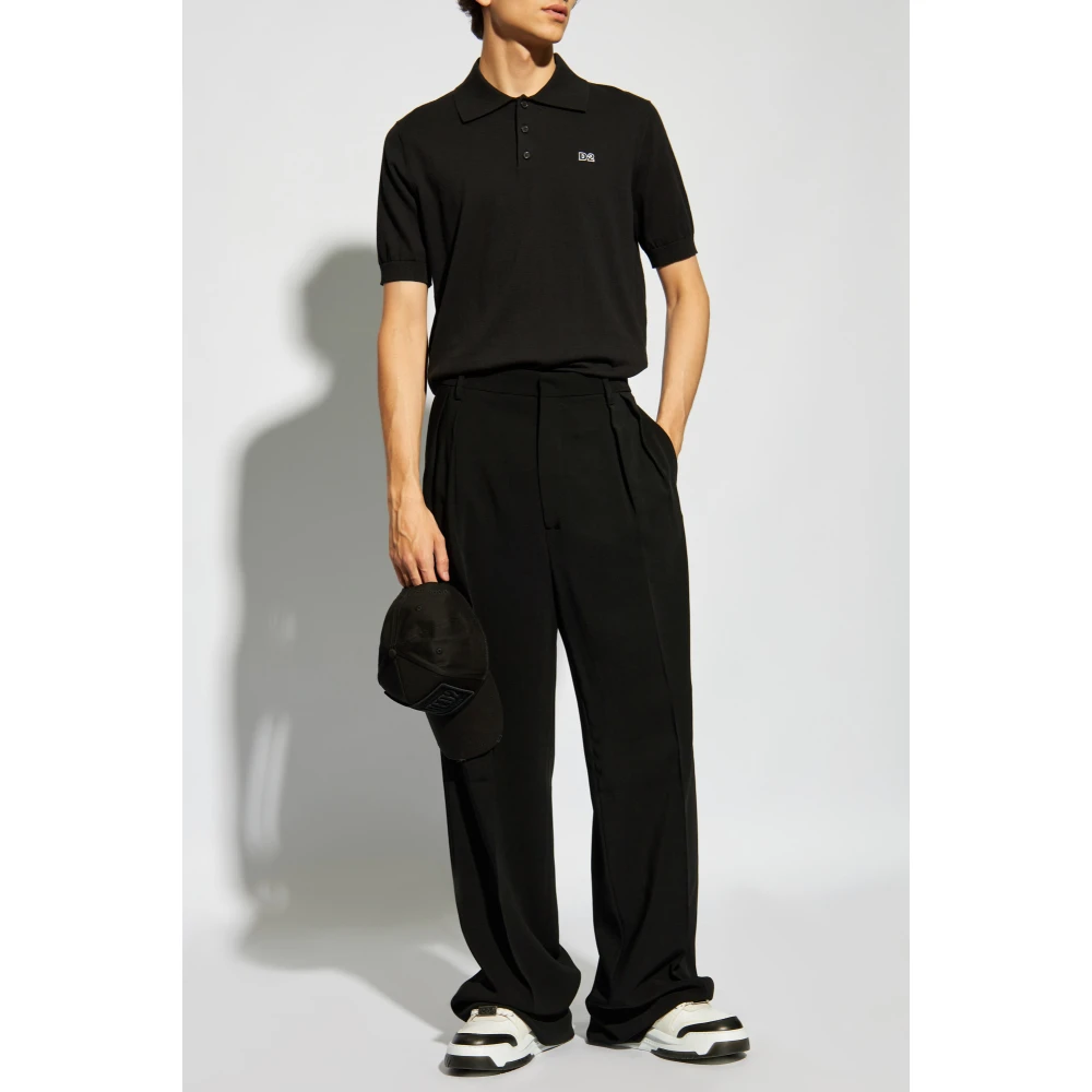 Dsquared2 Polo met logo Black Heren