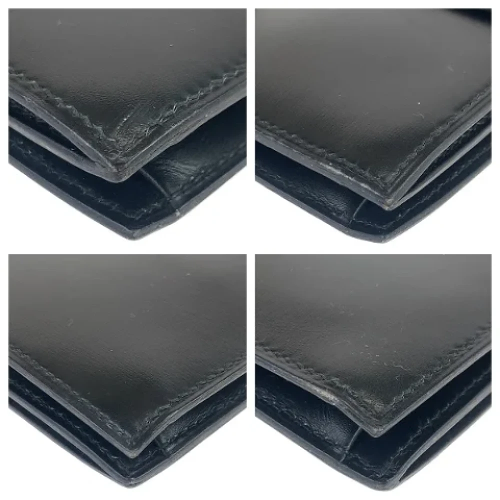 Hermès Vintage Pre-owned Leather clutches Black Dames