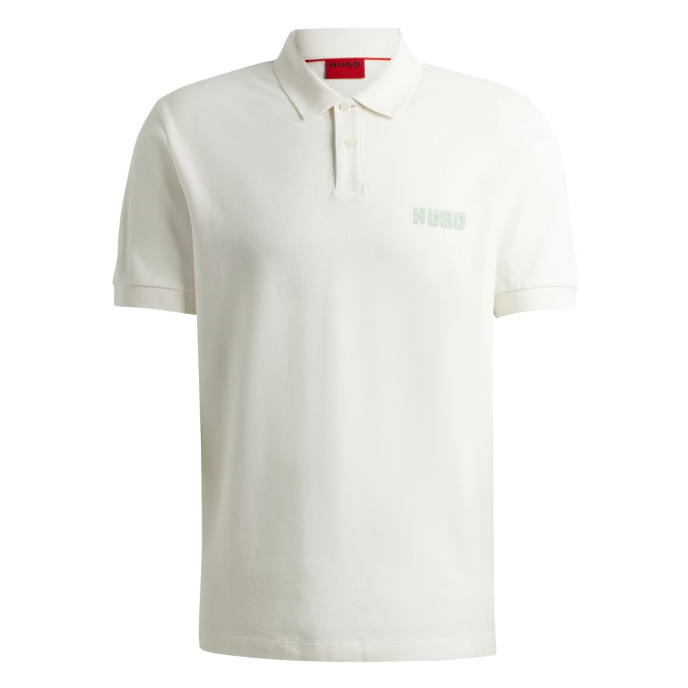 Hugo Boss Stijlvolle Polo Shirt voor Mannen White Heren
