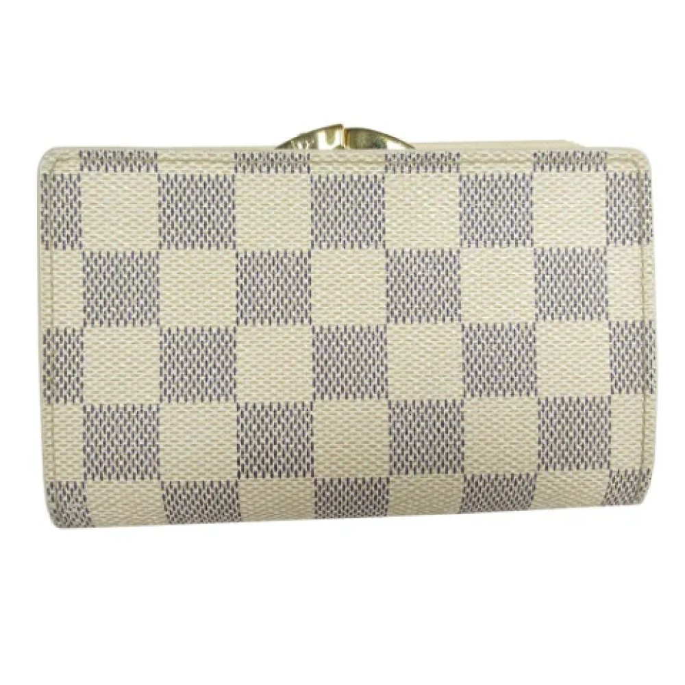 Louis Vuitton Vintage Pre-owned Canvas wallets White Dames