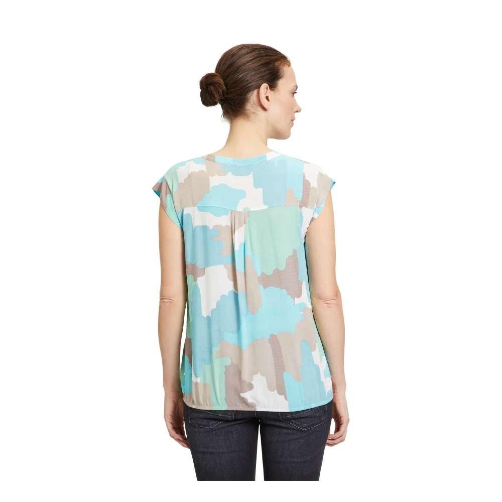 Betty & Co Blousetop met Grafische Print Multicolor Dames
