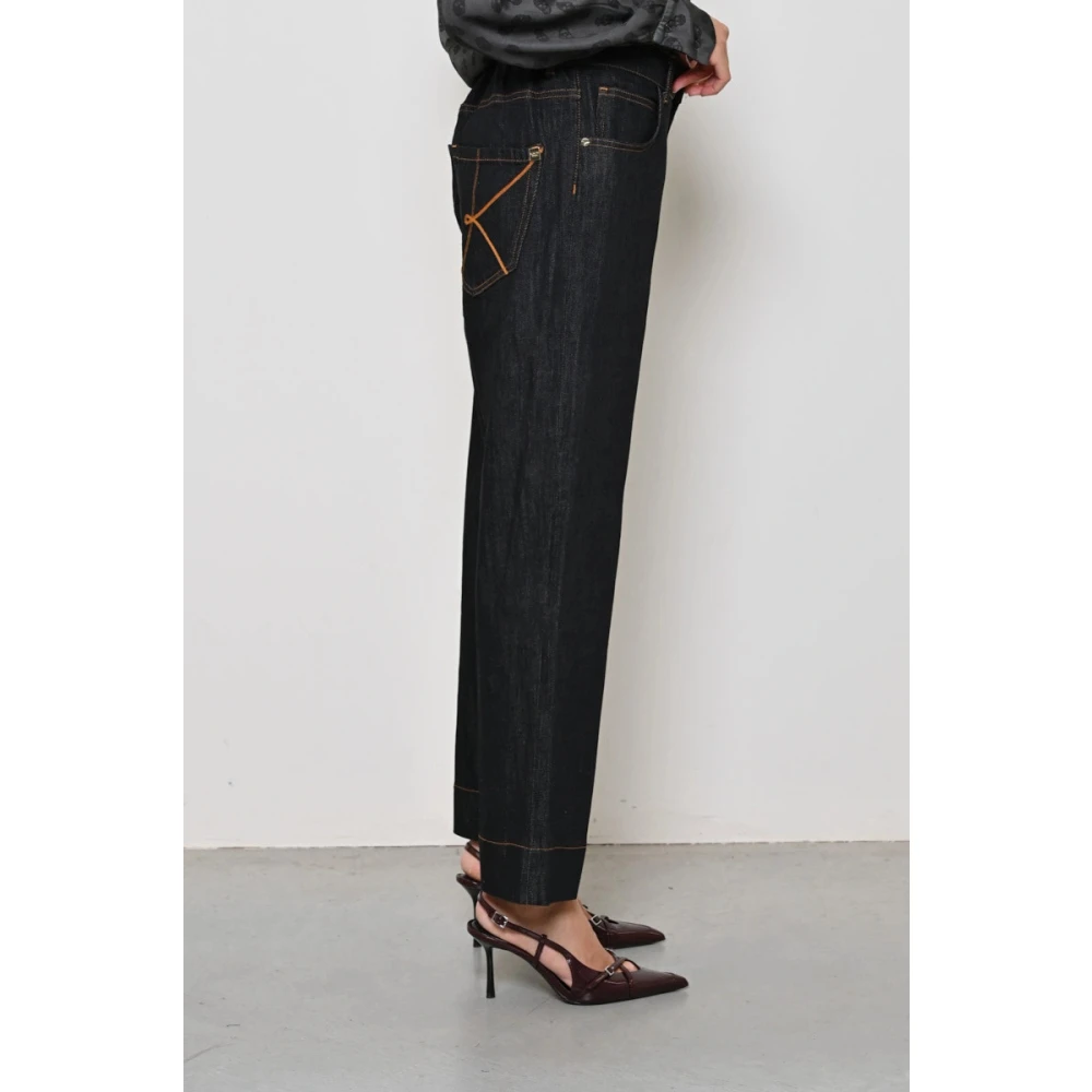 Kaos Slim Straight Fit Nicole Jeans Blue Dames