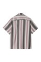 chemise-a-rayures-manches-courtes-graphite-blanc