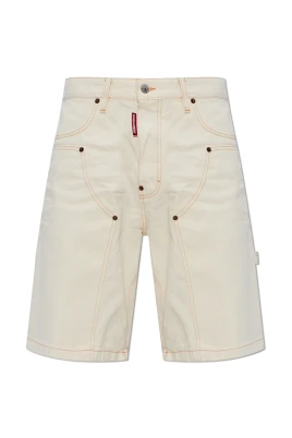 Cargo Denim Shorts