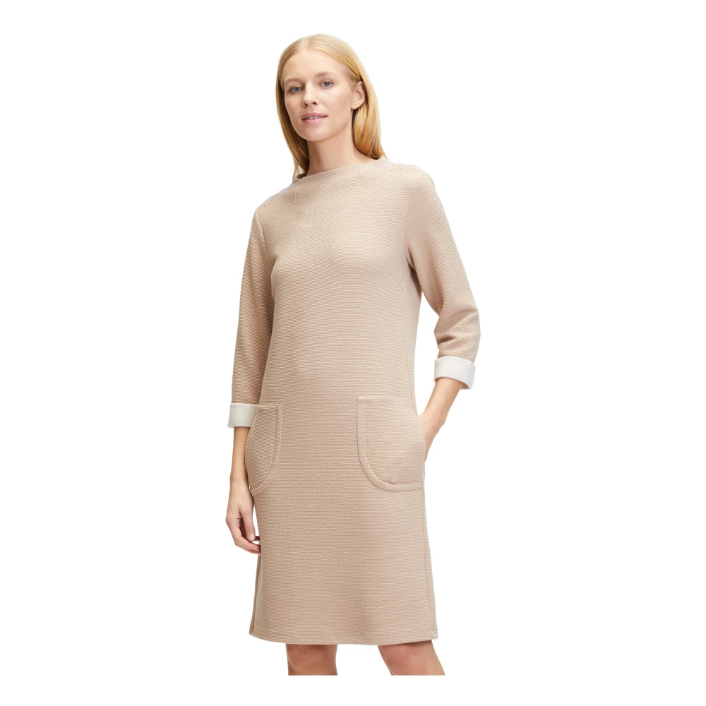 Betty Barclay Sportief-Feminien Rits-Shirtjurk Beige Dames