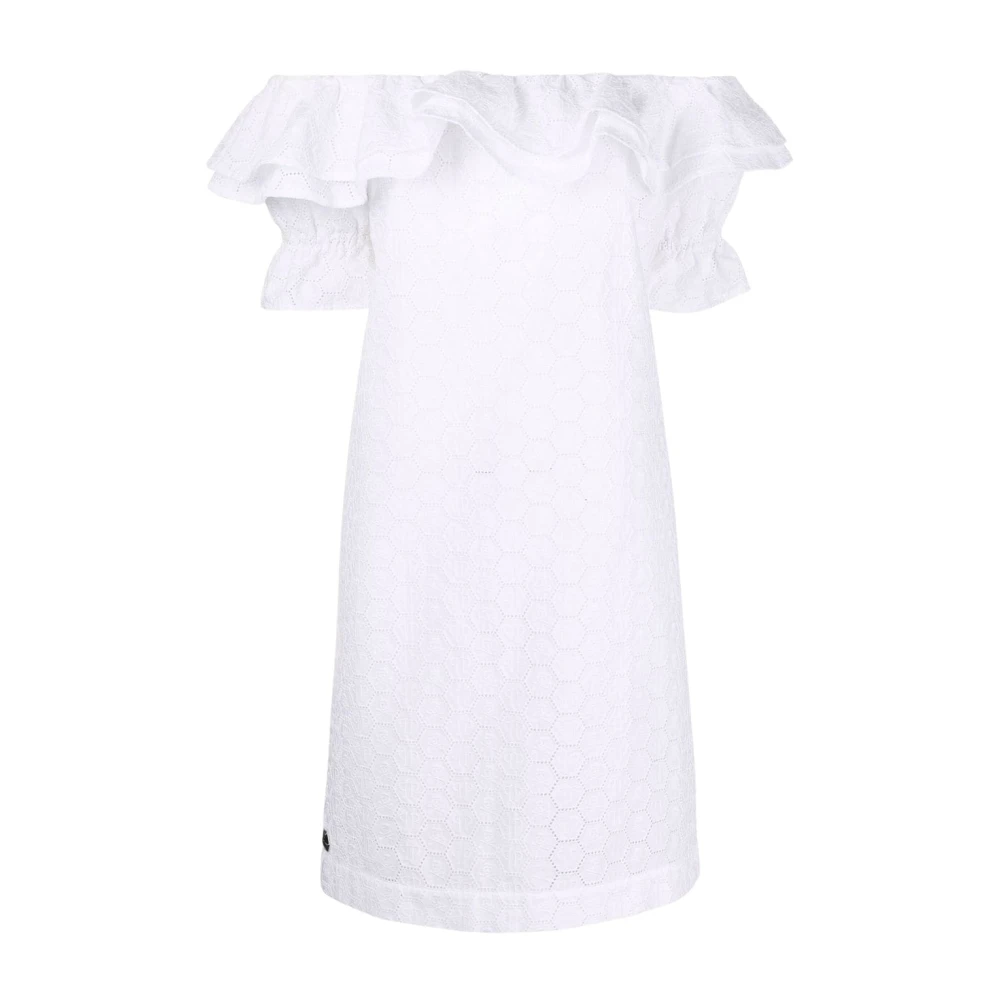 Philipp Plein Short Dresses White Dames