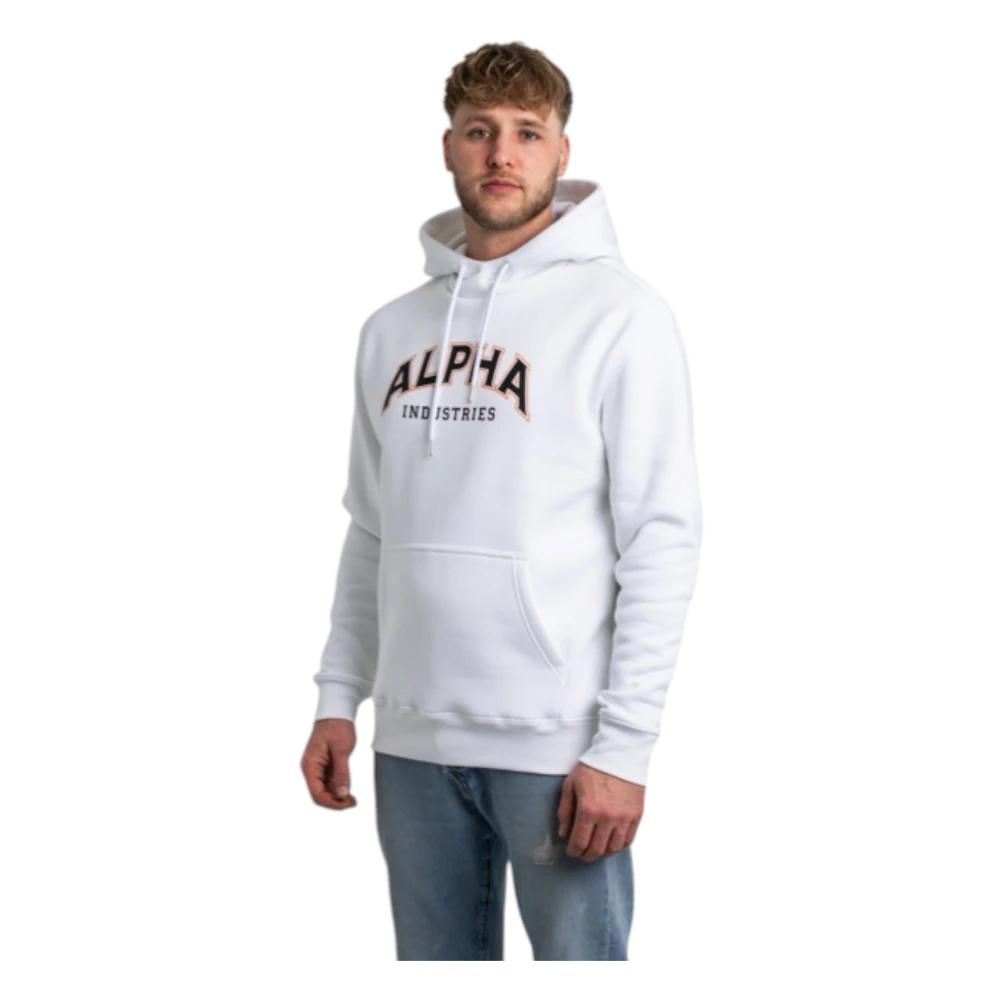 alpha industries Heren Sweatshirts en Hoodies White Heren