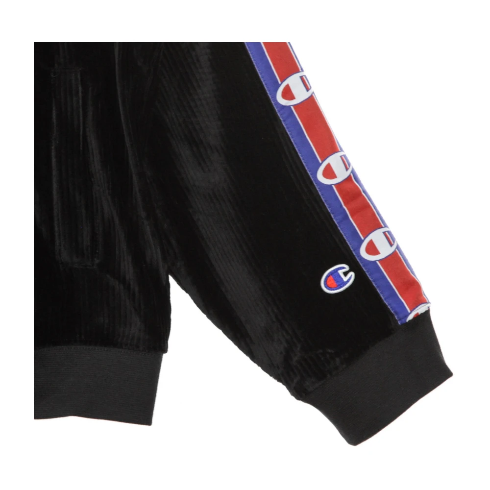 Champion Zwarte Zip-Up Hoodie Sweatshirt Black Dames