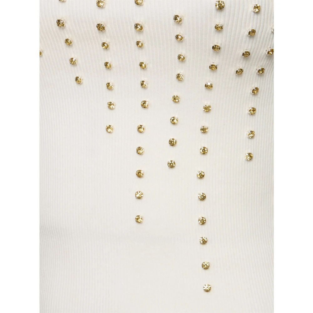 DES Phemmes Katoenen Tank Top White Dames