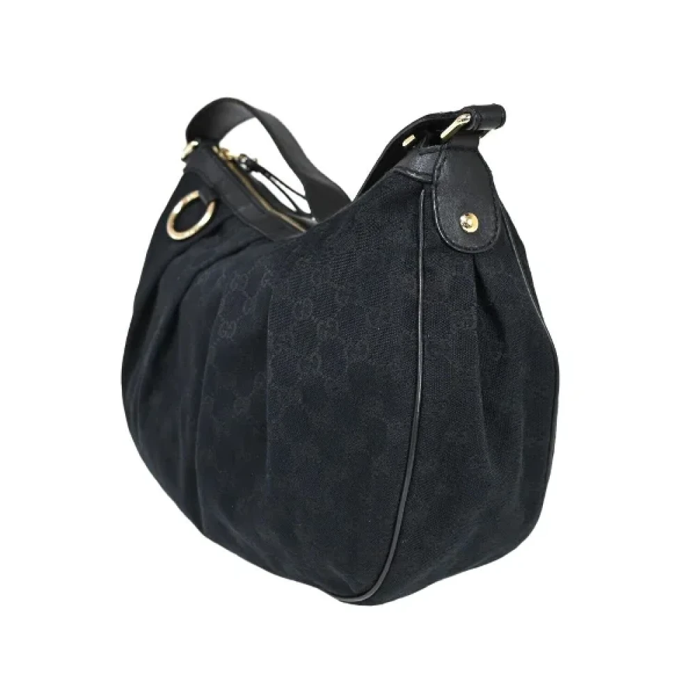 Gucci Vintage Pre-owned Cotton gucci-bags Black Dames