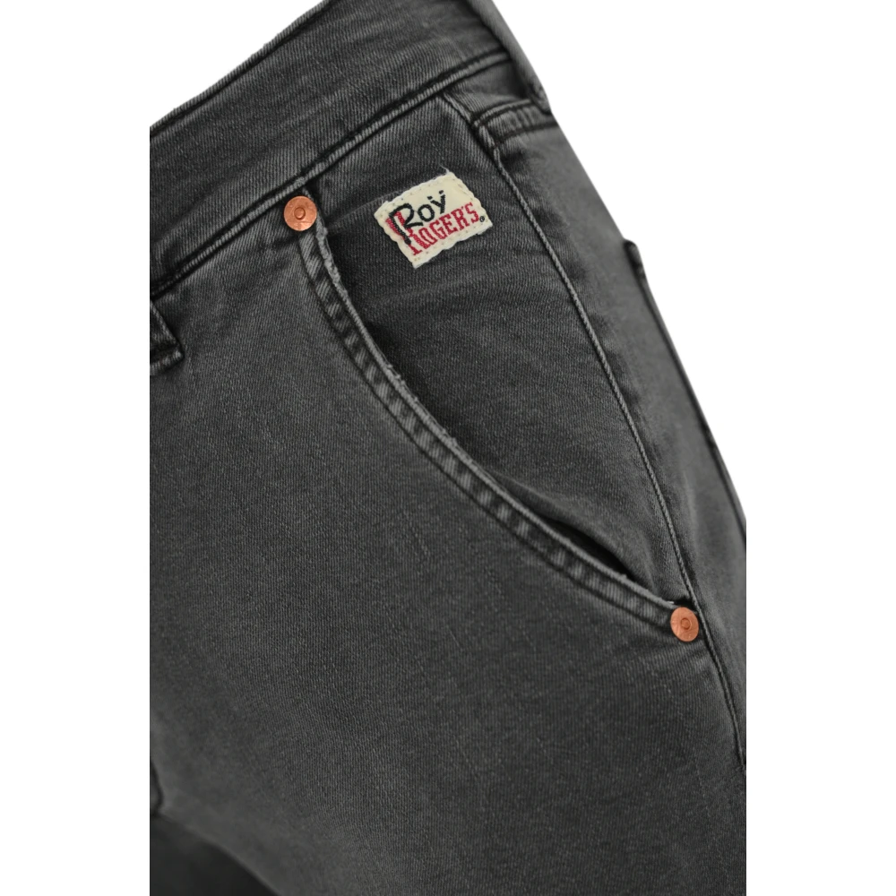 Roy Roger's Slim Fit Grijze Denim Broek Blue Heren
