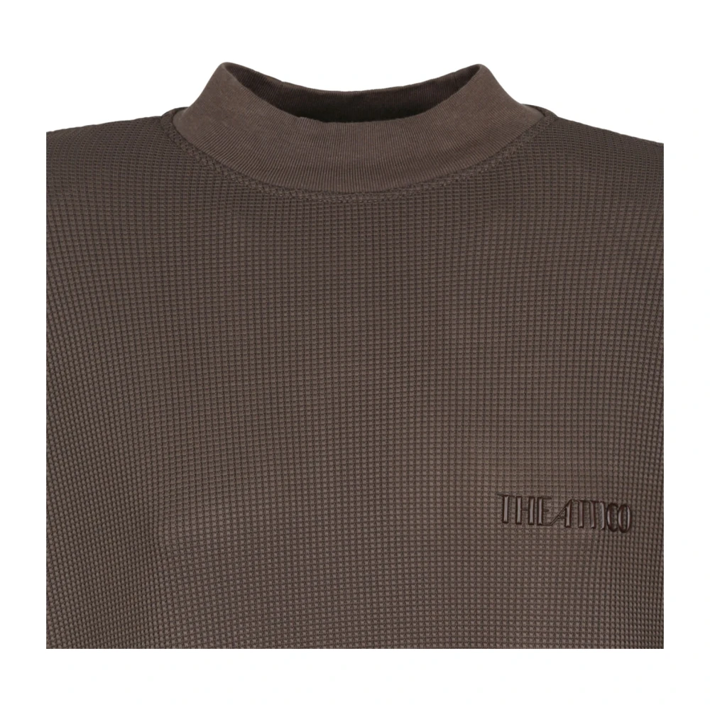 The Attico Stijlvolle T-shirts en Polos Brown Dames