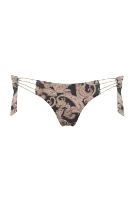 Vändbar Bikini Topp med Patchwork Tryck