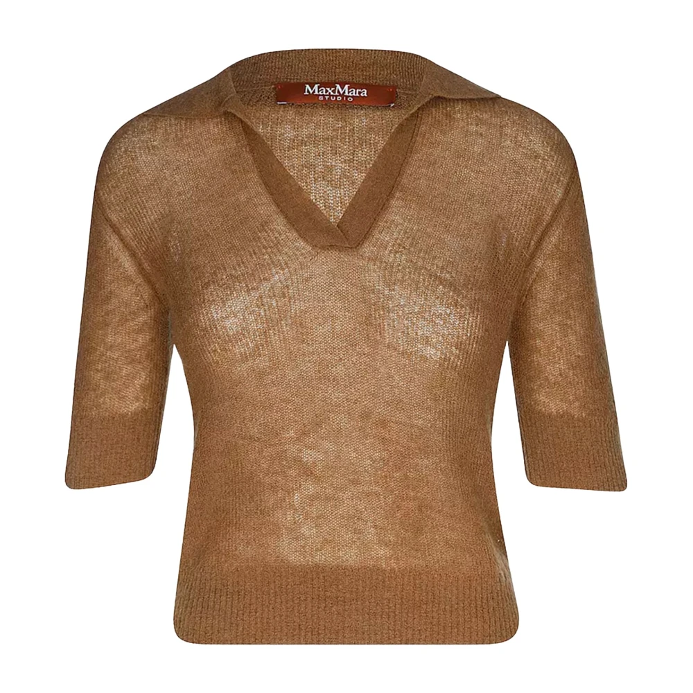 Max Mara Elegante Pablo Top voor Vrouwen Brown Dames