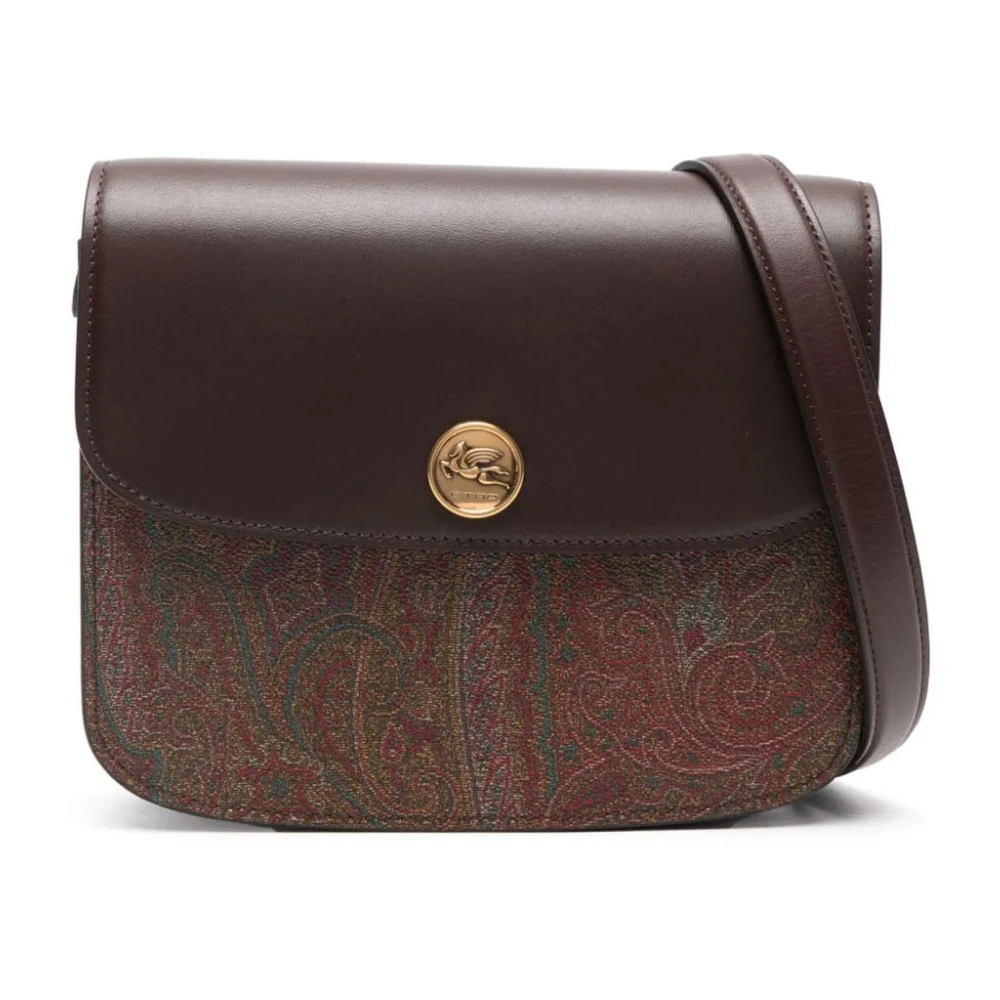 ETRO Bruine Essential Crossbody Tas Brown Dames