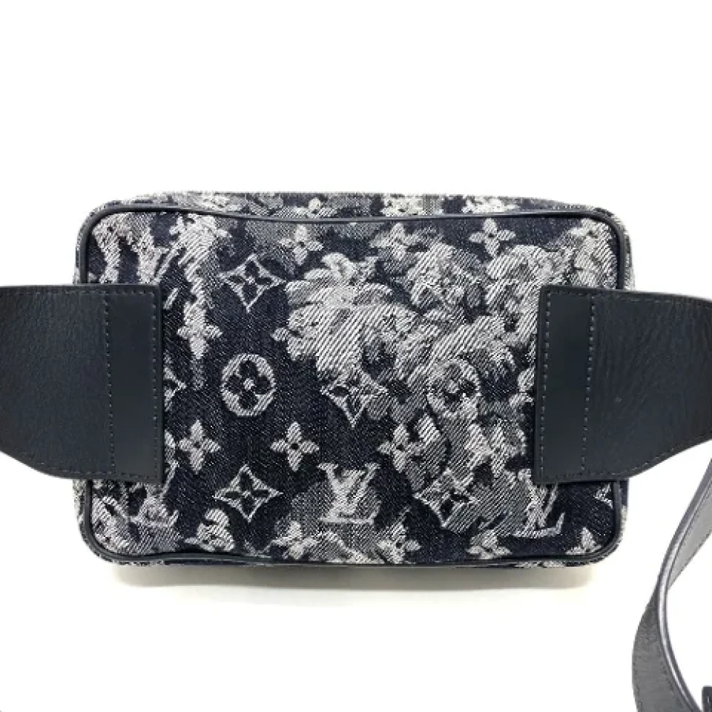 Louis Vuitton Vintage Pre-owned Cotton louis-vuitton-bags Blue Dames