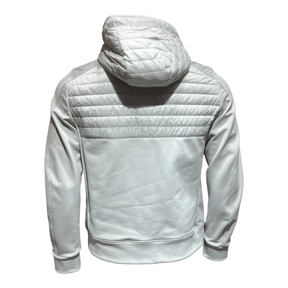 Parajumpers Marcel Gewatteerde Hoodie Jas in Zilver White Heren