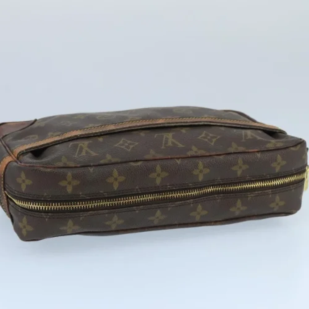 Louis Vuitton Vintage Pre-owned Canvas clutches Brown Dames