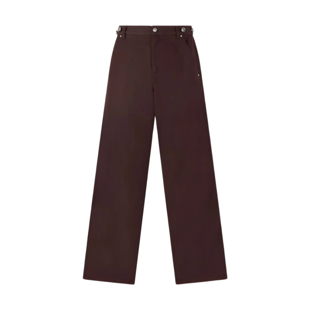 Roberto Cavalli Men's Brown Wide Leg Carpenter Trousers