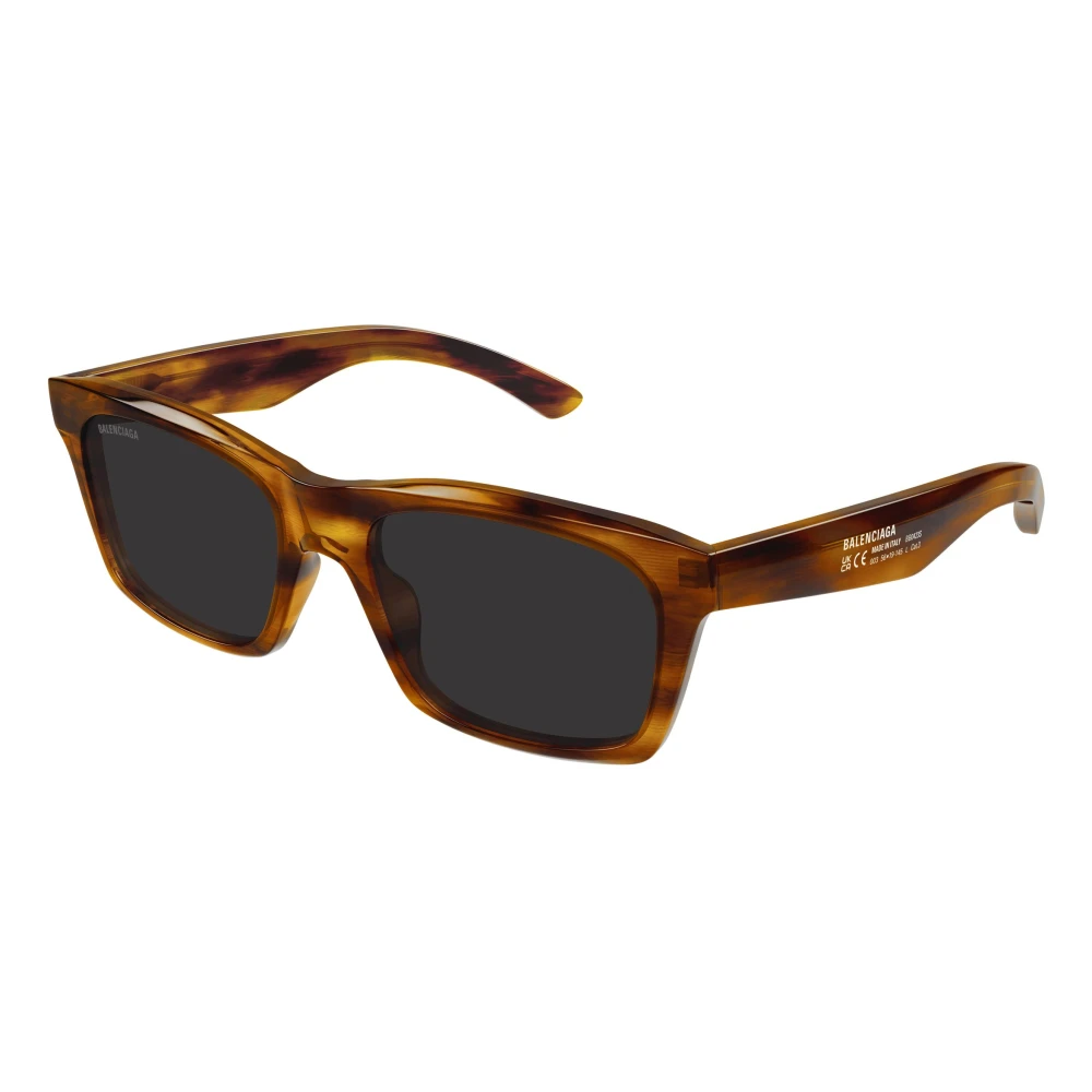 Balenciaga Men's Brown Sunglasses, 56 Mm, Rectangle Sunglasses