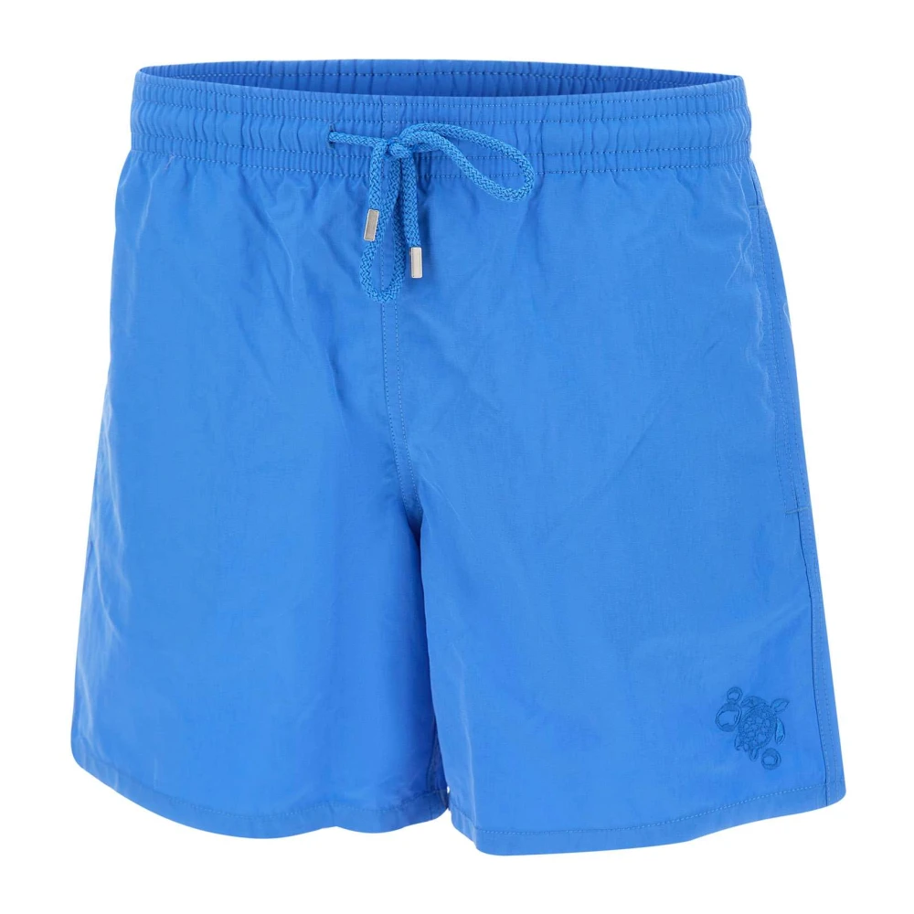 Vilebrequin , Beachwear, Male, Blue, M, Bubbles Turtles 3D Swim Shorts